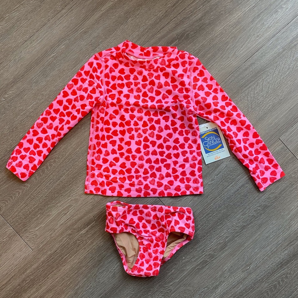 *NEW* J. Crew two piece girl’s swimsuit size 2 - Picture 2 of 6